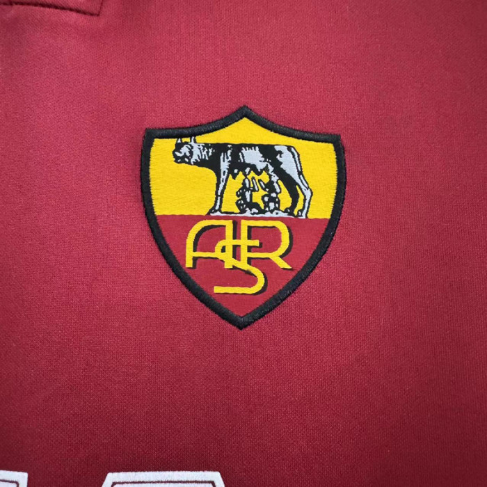 1998-1999 Roma Home Retro Soccer Jersey