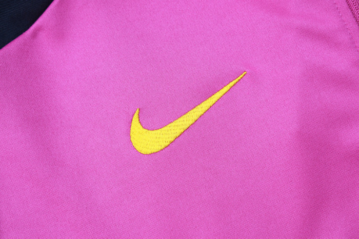 25-26 BAR Purple Half Pull Tracksuit #B2504(半拉链)