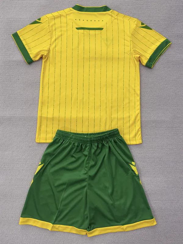 2025-26 Nantes Home Kids Soccer Jersey