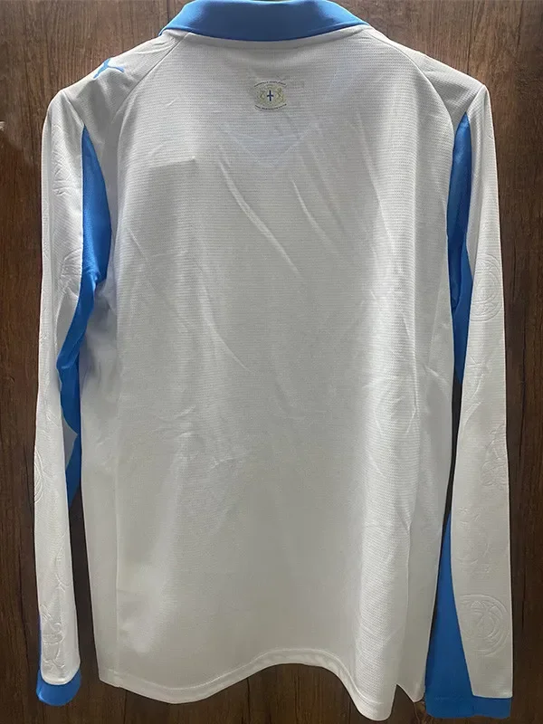 2025-26 Marseille Home Long Sleeve Soccer Jersey (长袖)