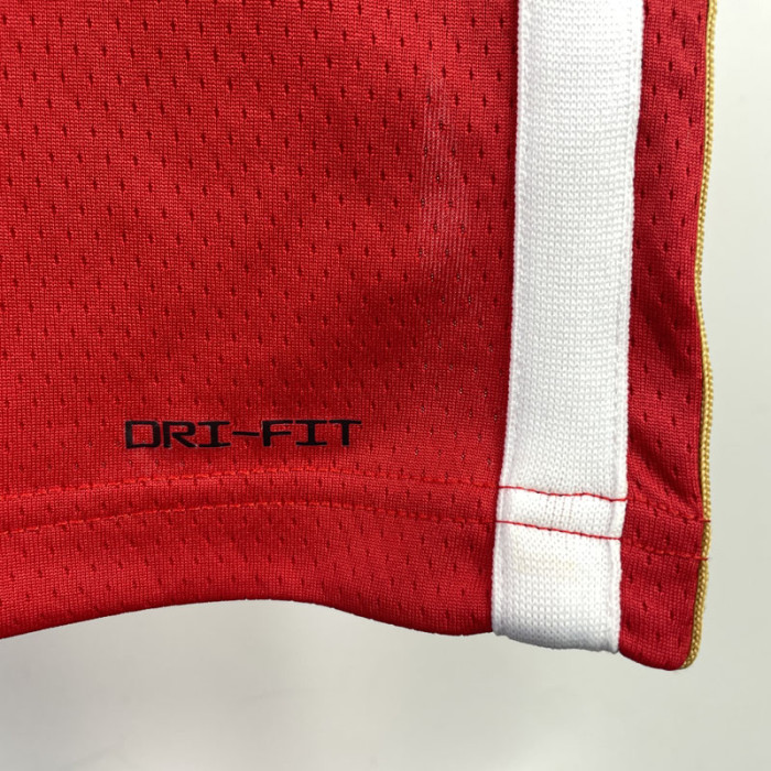 22-23 Pelicans McCOLLUM #3 Red Top Quality Hot Pressing NBA Jersey (Trapeze Edition) 飞人版