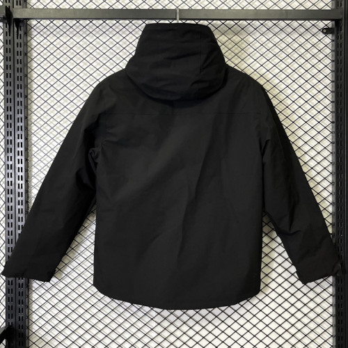 2024 Jordan Cotton Thickened warm Black Outdoor Jackets #A800加棉冲锋衣