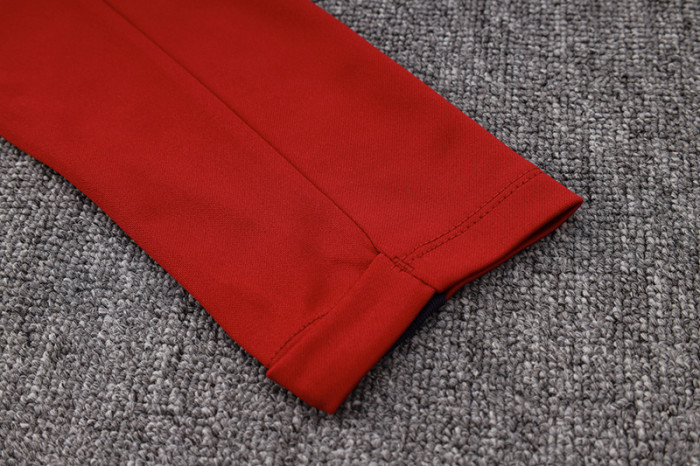 24-25 England Jujube Red Half Pull Tracksuit (半拉链)