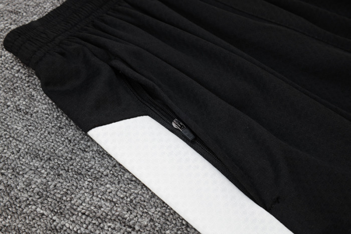 25-26 Portugal Black green Half Pull Tracksuit #B2507(半拉链)