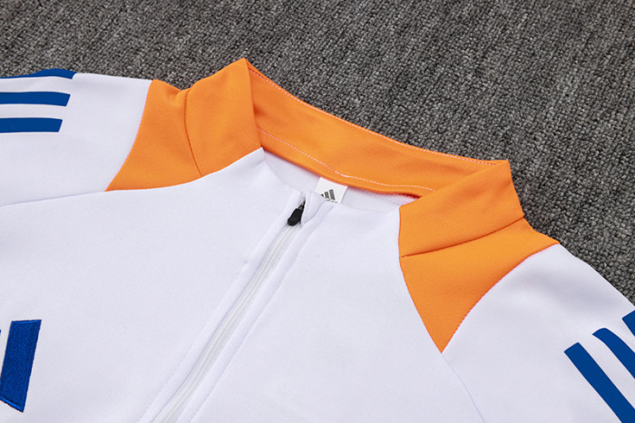 2024 AD White Half Pull Tracksuit #2406(半拉链)