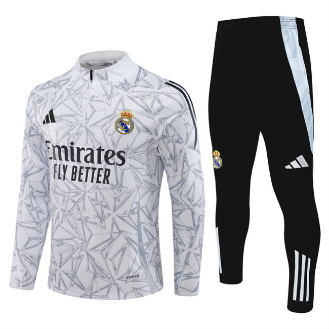 24-25 RMA White Half Pull Tracksuit (半拉链)(印花)