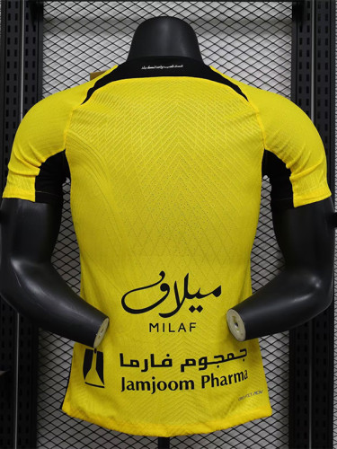 24-25 Ittihad Home Player Version Soccer Jersey *广告版