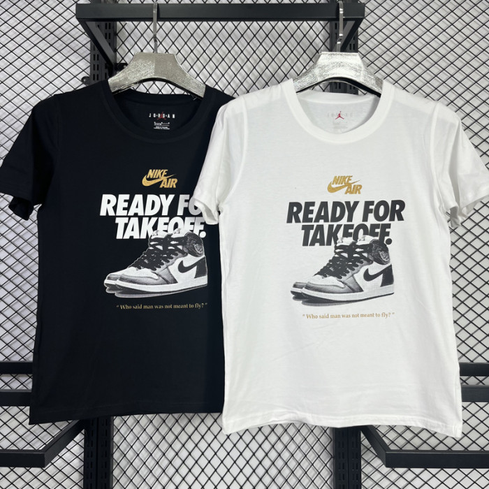 T129 Jordan Black High Quality Casual T-Shirt