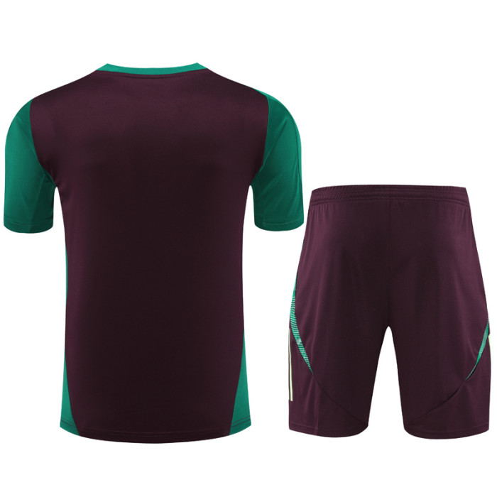 24-25 Mexico Maroon Training Short Suit