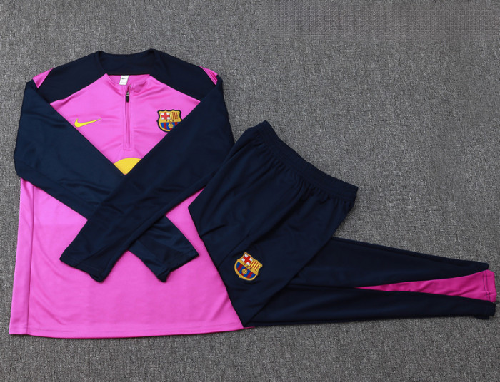 2025-26 BAR Purple Kids Half Pull Tracksuit #E2506(童装)(半拉链)