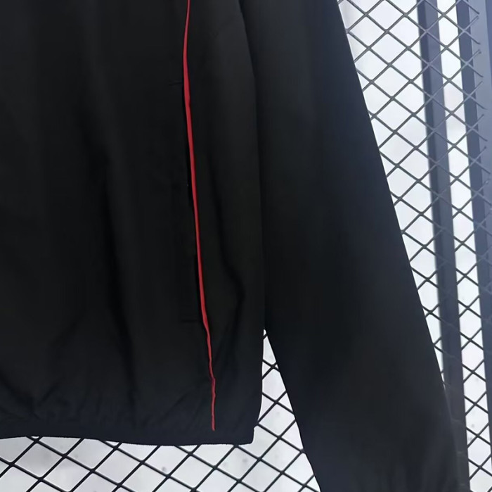 2025-26 Ajax Black Windbreaker