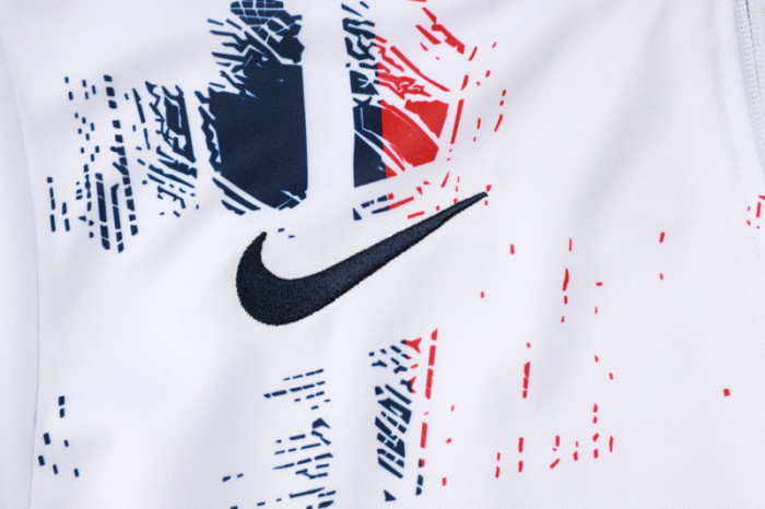 24-25 PSG White Jacket Tracksuit #A753(喷墨)