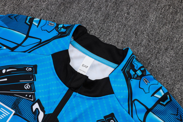 25-26 Napoli Blue Jacket Tracksuit #A2581