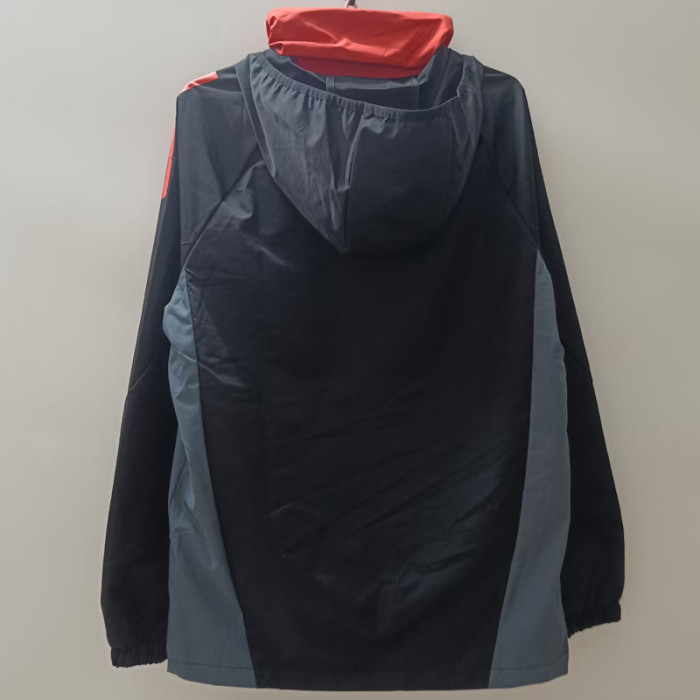 24-25 Man Utd Black Windbreaker