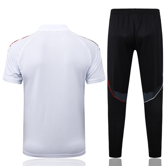 2025-26 Ajax White Polo Tracksuit #C2559