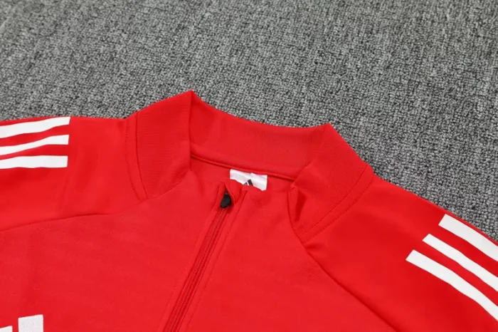25-26 Man Utd Red Half Pull Tracksuit (半拉链)