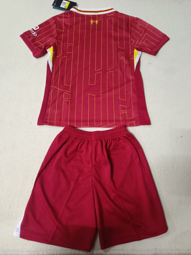 24-25 LIV Home Kids Soccer Jersey