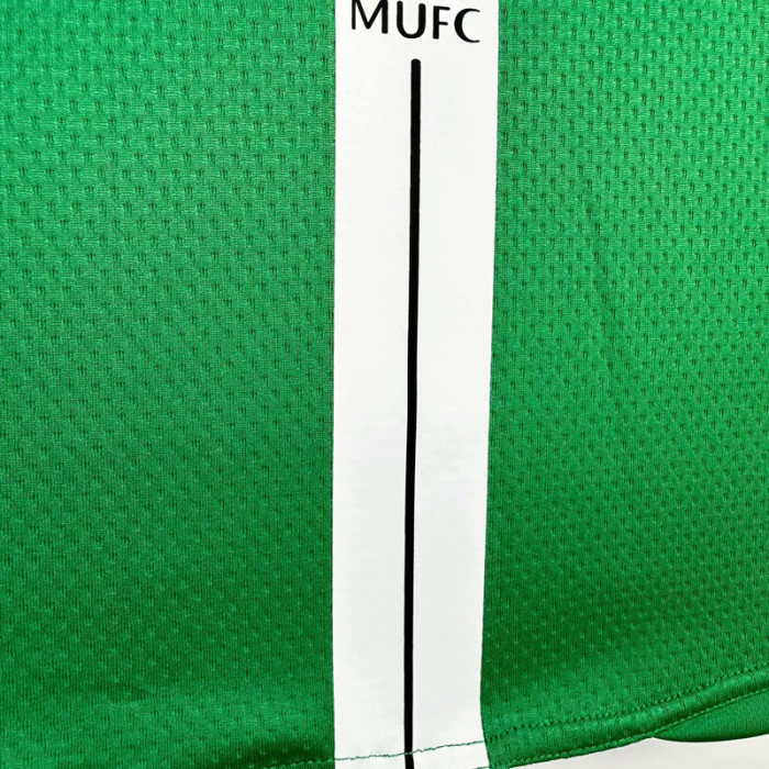 2007-2008 Man Utd Green Goalkeeper Long Sleeve Retro Soccer Jersey(长袖)