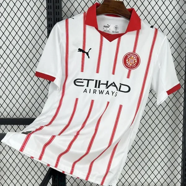 25-26 Girona Home Fans Soccer Jersey