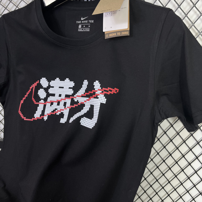 T137满分 Black High Quality Casual T-Shirt
