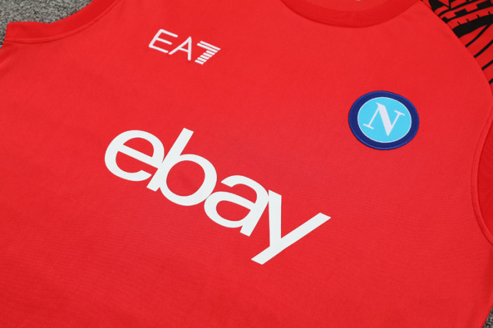 24-25 Napoli Red Tank top and shorts suit