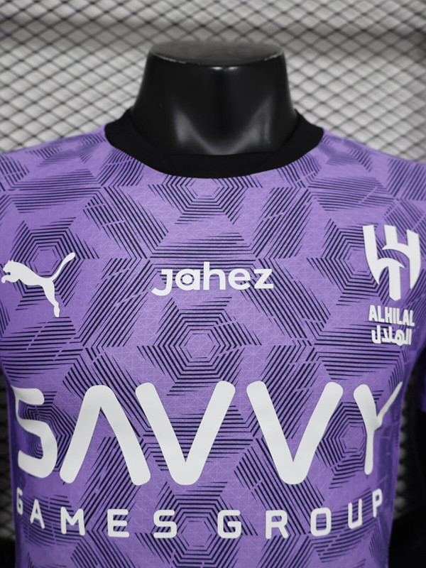 24-25 Al-Hilal Third Player Version Soccer Jersey