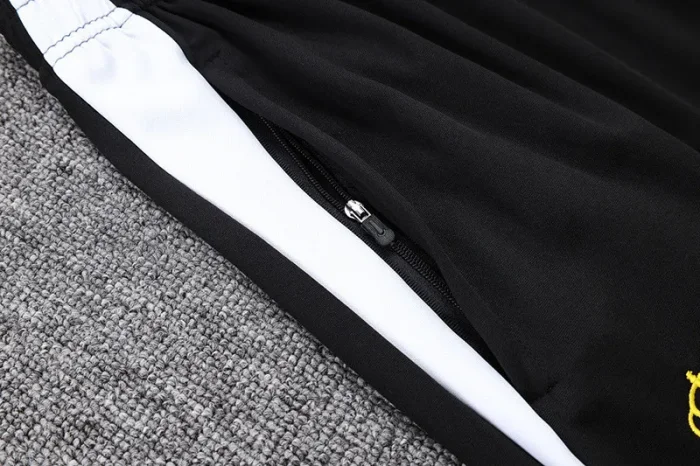 25-26 Real Betis Black Half Pull Tracksuit (半拉链)