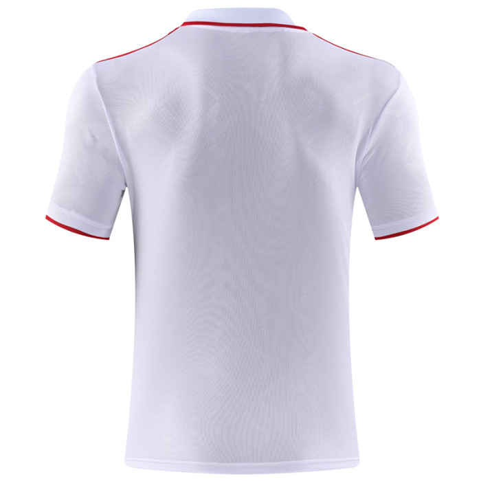 25-26 Man Utd White Polo Short Sleeve