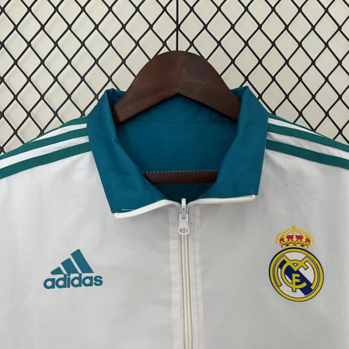 24-25 RMA White & Blue Double Sided Windbreaker (双面风衣)