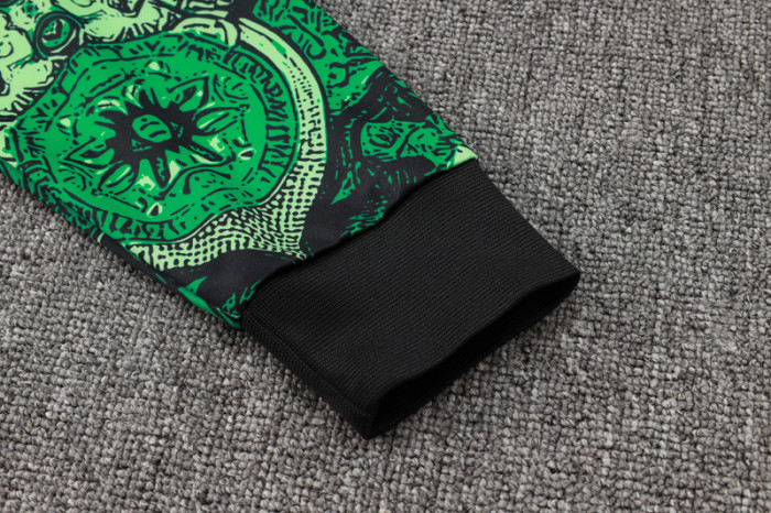 24-25 Brazil Green Jacket Tracksuit #A810(喷墨)