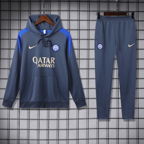 24-25 INT Grey Hoodie Tracksuit (卫衣套装)