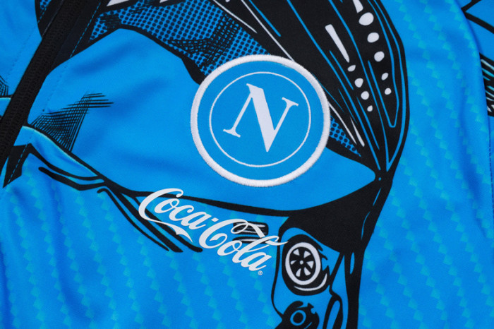 25-26 Napoli Blue Kids Jacket Tracksuit #E25158(童装)