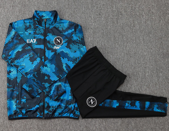 24-25 Napoli Blue Jacket Tracksuit # A811(喷墨)