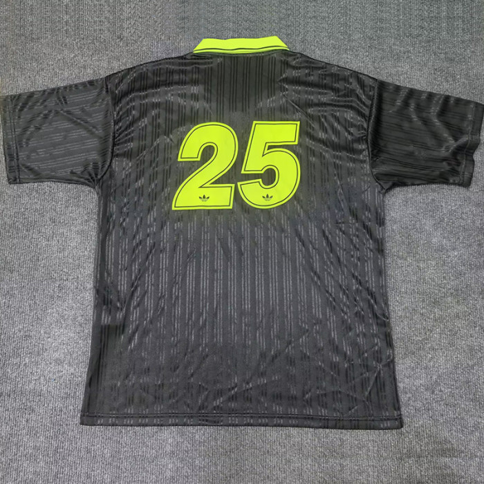 2025 Ad Oasis Joint Edition #25 Black Polo Short Sleeve(绿边)