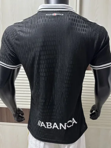 2025-26 Celta 100th Anniversary Black Player Version Soccer Jersey