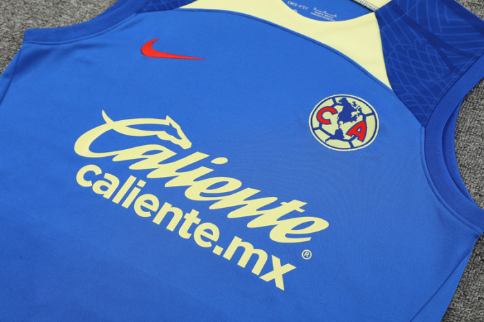 24-25 Club America Blue Tank top and shorts suit