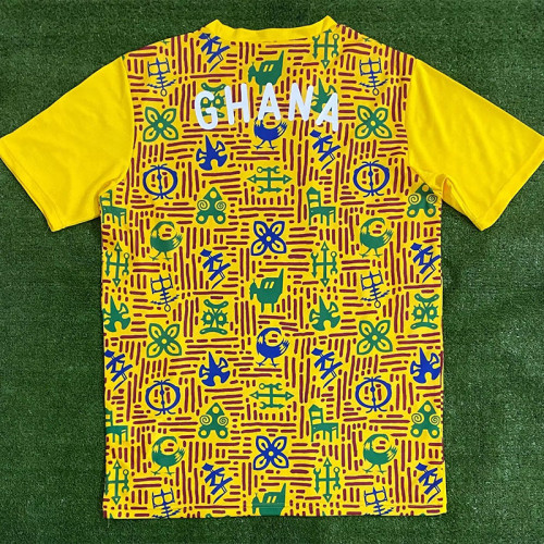 24-25 Ghana Yellow Training shirts