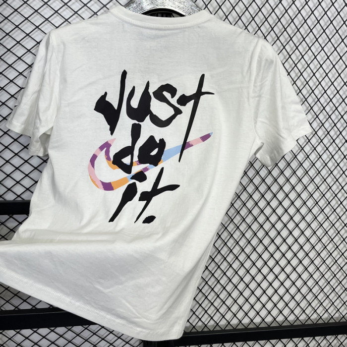 T158 NK White High Quality Casual T-Shirt