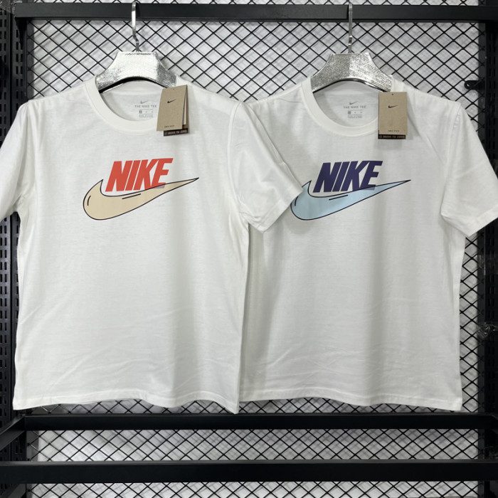 T212 NK White High Quality Casual T-Shirt #蓝标