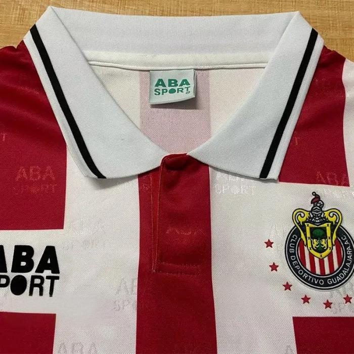 1994-1995 Chivas Home Long Sleeve Retro Soccer Jersey (长袖)