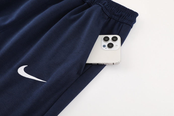 24-25 PSG Royal blue Hoodie Jacket Tracksuit #01