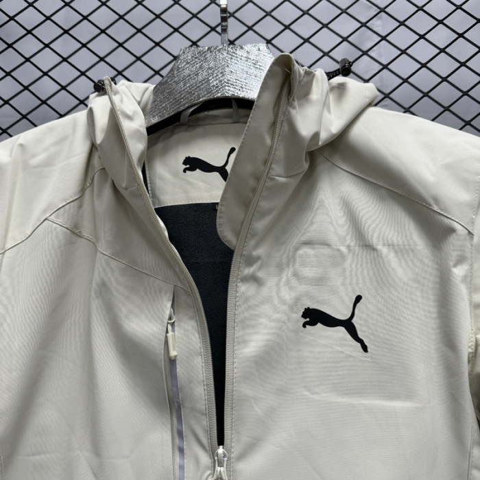 2024 PM Velvet Thickened warm Beige Outdoor Jackets #F10加绒冲锋衣