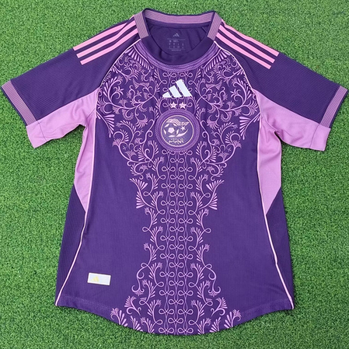 25-26 Algeria Purple Player Version Training shirts #A37