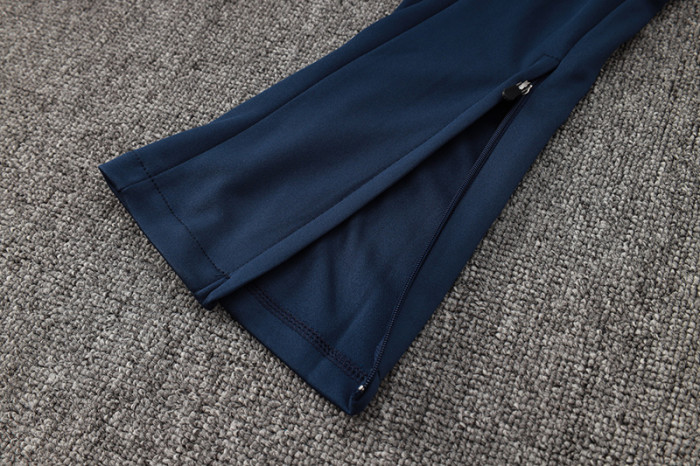 2024 JOM Lake Blue Kids Half Pull Tracksuit (童装)(半拉链)