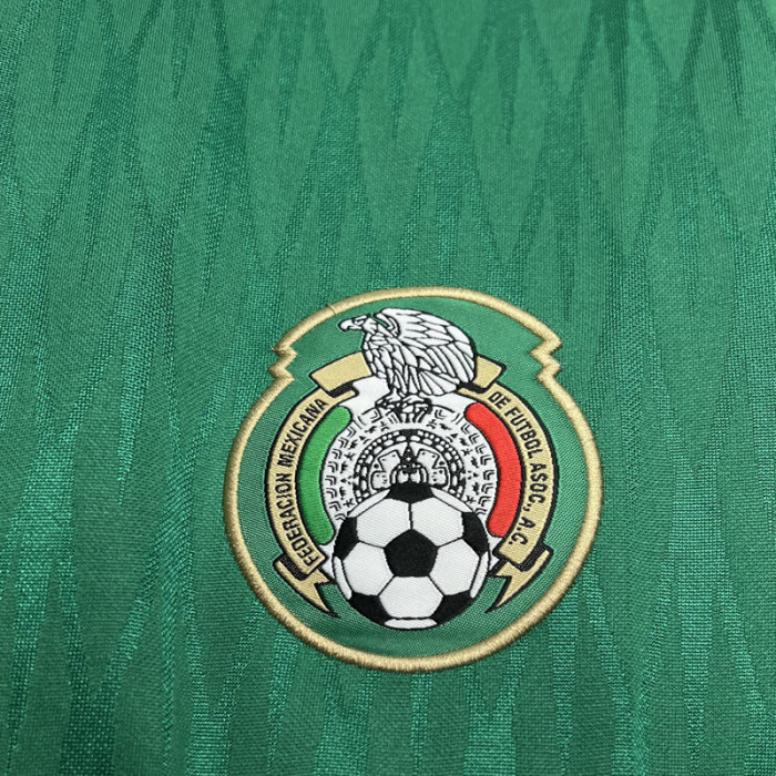 2010 Mexico Home Retro Soccer Jersey