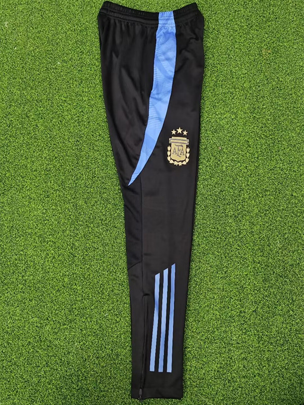 24-25 Argentina Black Training Long Pants (Have Pocket)