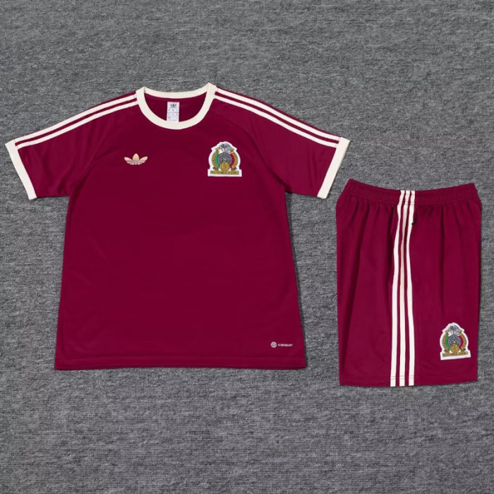 24-25 Mexico Jujube Red Training Short Suit