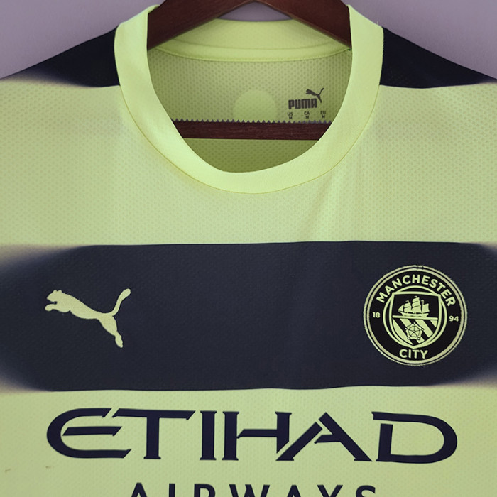 22-23 Man City Third Fans Soccer Jersey