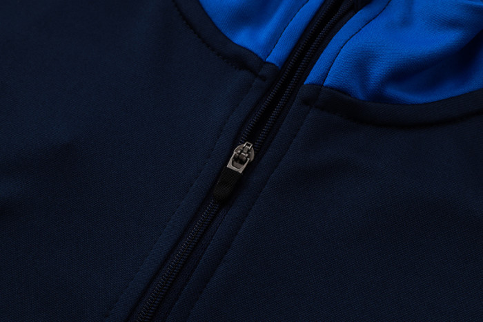 25-26 NK Royal blue Half Pull Tracksuit #08 (半拉链)