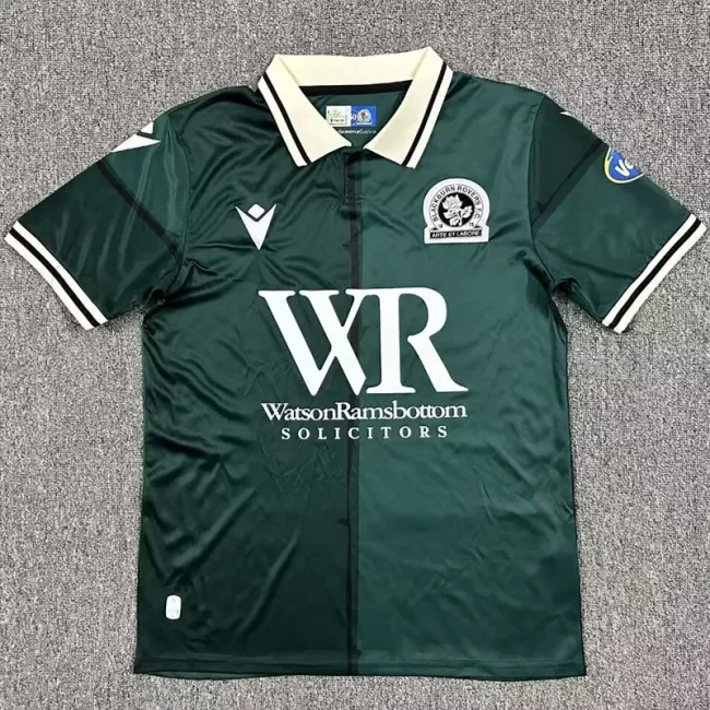 25-26 Blackburn Away Fans Soccer Jersey